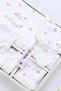 Baby Girl Ecru Canvas Scalloped Luxury 100% Cotton 10-Piece Hospital Discharge Set STL6505 - 4