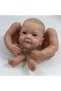 With Cloth Body Painted Doll Kit MRB 18 inch Finished Painted Reborn Doll Parts Sanya Vinyl Kit Cute - 7