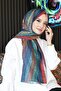 Wavy Pattern Multicolor Soft Cotton Shawl - 4