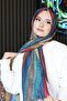 Wavy Pattern Multicolor Soft Cotton Shawl - 3