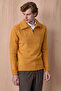 Fister Yellow Cotton Zippered Knitwear - 5