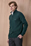 Advent Troyar Dark Green 100% Cotton Zippered Knitwear - 3