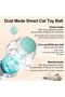 Magic Rolling Sound Ball for Cats, Interactive Indoor Pet Toy Green - 6