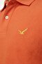 Cayman Orange 100% Gazeli Aegean Cotton Polo T-Shirt - 3