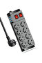 كابل تمديد 8 قطع مع حماية حرارية من التيار 3 × USB 2 MT 16 أمبير - 3