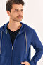 Marpoli Garment Indigo 100% Cotton K Hooded Sweatshirt - 2