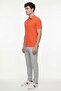 Cayman Orange 100% Gazeli Aegean Cotton Polo T-Shirt - 4