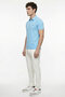 Barbados Blue 100% Cotton Polo T-Shirt - 5