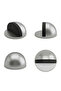 Half moon adhesive door stopper, door buffer, metal door stop holder inox - 4