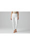 White Ribbed High-Waisted Shaping Tights – Women's Sports & Daily Use - 4