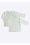 Organic basic inner outer bodysuit set ecru