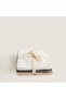 Waved 100% Cotton 3-Piece Hand Towel Set 30X40 cm Beige/Anthracite/White - 4