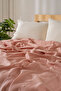 100% Cotton Single Pique 160X220 cm - Patterned Natural Bedspread with Border - Oeko-Tex Certified - 3