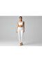 White Ribbed High-Waisted Shaping Tights – Women's Sports & Daily Use - 6