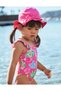 Girl baby 1742 fish print swimsuit gkm0345