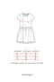 Girl's Summer Tulle Dress with Printed Bow Detail in Pink - 4