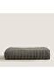 Waved 100% Cotton Face Towel 50X80 cm Anthracite - 4