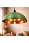 Emerald copper chandelier, - 2
