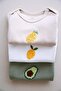 3-Piece Embroidered Snap Fastener Short Sleeve Bodysuit Model 3 - 7