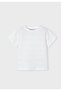 Boy's Jacquard Short Sleeve T-Shirt 2-10 Years Ecru - 2