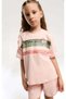 Young Girl 2071 Flower Detail 2-Piece Set Gkp0165 - 2