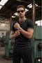 Men's Rib Knit Detailed Crew Neck Jersey T-Shirt - 2