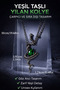 Silver Green Emerald Snake Gothic Necklace Gothic Vintage Snake Necklace - 2