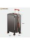 24 Inch Luggage with Spring Shock Absorber Wheel, Extra Large Capacity Hardshell Spinner Suitcase - 2