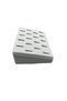 Domestic Production Suede Fabric Gray Color 18/13 cm Multiple Nail Ring Display Accessory - 2