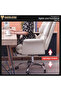 Ergonomic Computer Chair with Foldable Footrest, Large Angle Reclining Chair - 5