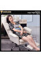 Ergonomic Computer Chair with Foldable Footrest, Large Angle Reclining Chair - 2