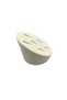 Domestic Production Suede Fabric Cream Color Multiple Nail Ring Display Accessory - 2