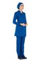 Luxe Hijab Cobalt Blue Thick Fabric Lycra Hijab Nurse Jersey and Doctor's Jersey Set - 4