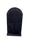 Domestic Production Batum Model Suede Fabric Black Color 26/15 cm Stand Necklace Display Stand - 3
