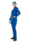 Luxe Hijab Cobalt Blue Thick Fabric Lycra Hijab Nurse Jersey and Doctor's Jersey Set - 6