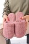 Lamb Fabric Wool Silent Sole Women's Slippers Indoor House Slippers