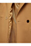 Short Coat, Cashmere, Belted, with Pockets, Double-Breasted, Long-Sleeved - 6