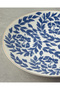 Carnival Floral Bone Porcelain Pasta Plate 20 cm Navy Blue-White - 3