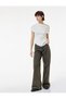 Sleeveless Drape Detailed Asymmetrical T-Shirt - 2