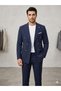 Atk Clothing Men's Slim Fit Striped Double Breasted Suite New Trend Suit Sports Classic Combination - 4