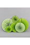 Fan Green Set of 6 - 7