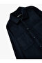 Regular Fit Cotton Pocket Classic Collar Long Sleeve Corded Fabric Velvet Shirt Jacket - 5