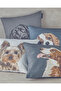 Blue King Charles Tapestry Throw Pillow Cover - 3