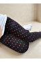 Girl's Corded Fabric Velvet 100% Cotton Patterned 3-Piece Set Leggings Set - 3