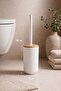 Linea Due Off-White Toilet Brush Holder - 2