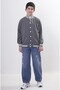 Boy's Two Thread Fabric Snap Knitwear Collar College Cardigan (Age 11-15) - 2