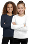 Children's Long Sleeve T-Shirt - Girls Boys Kids 10-Piece Set Basic Transitional Top Body T-shirt - 3
