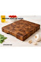 Handmade End Grain Cutting Board from Chestnut Wood, Thick Professional Chopping Board [29X39X3.5Cm] - 5