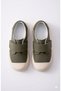 Unisex Khaki Velcro Children's Sports Shoes Breathable Lightweight Orthopedic Non-Slip Sole Daily Sneakers - 5