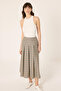 Pleated Pocketed Skirt - 2